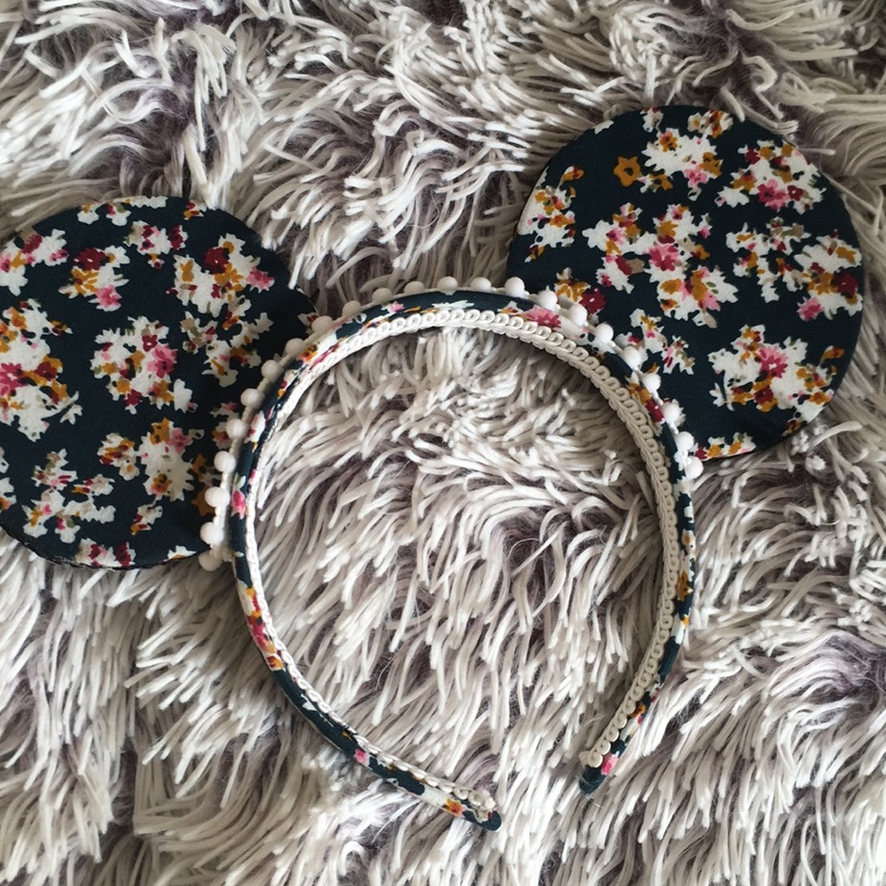 🐝3/$10 || Floral Mickey Ears